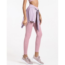 SUZALA - Falda cruzada de yoga para mujer, falda de tenis de una pieza, falda corta, atlética, deportiva, para cubrir, Púrpura (lightpurple), One Size