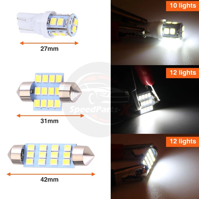 SpeedParts-X LED Lights for Car Interior Reading/Door/I