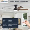 Dolavast Ceiling Fans with Lights, 52 Inch Low Profile Ceiling