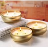 Kedtui Citronella Candles, 3 Pack Each 3-Wick Scented Candle Soy