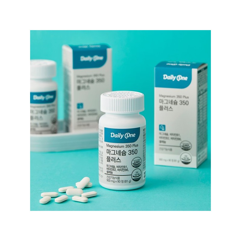 DailyOne 데일리원 마그네슘 350 플러스 고함량 대용량 900mg X 90정
