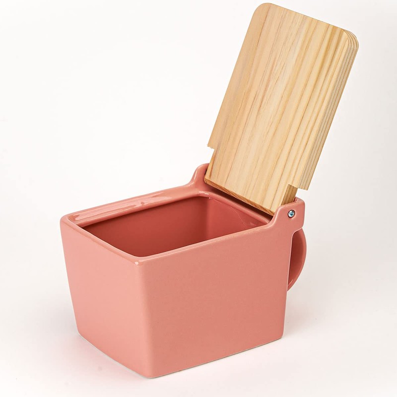 Zero Japan Bee House Premium Salt Box with Hinoki Lid