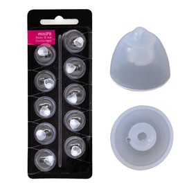 KEMUZ (8 Mm / 10 Stück) Hörgeräte Koppeln Für Oticon Ersatz, Oticon Minifit Single Vent Bass Domes, Universal Domes Für Oticon Hörgerätezubehör
