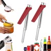 Ar-thritis Jar Opener Bottle Openers,2Pcs Stainless Steel Jar Opener Gripper