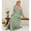 DIVINELY CRAFTED Women Abaya Button-Up - Modest And Fashionable Wear,