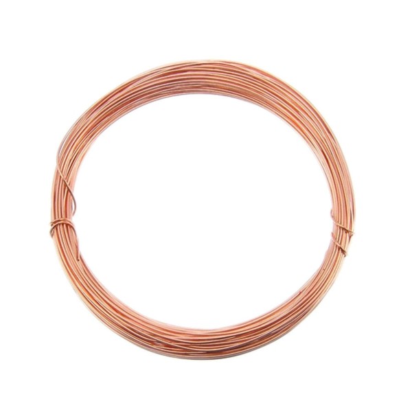 The Bead Shop Bare Copper Craft Wire - 0.6mm 22