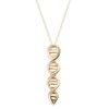 Art Attack DNA Molecule Necklace, Pendant Gift for Chemistry Science
