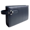 Dom Teporna Men's Cowhide Vinyl Leather Smart Compact Clutch Bag