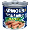 Armour Star Vienna Sausage, Jalapeno Flavored, Canned Sausage, 4.6 OZ