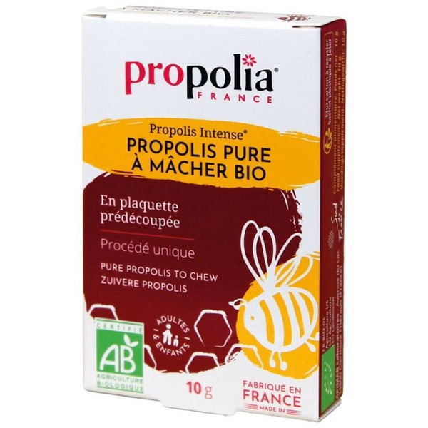 Propolia Propolis Intense Propolis Pure à Mâcher Bio 10 g