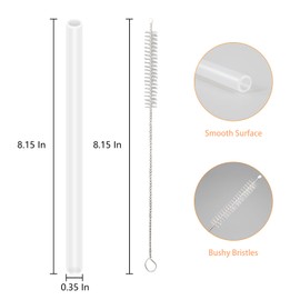 KLOWOAH Replacement Straws Compatible with Contigo Ashland 2.0 Leak-Proof 24oz 32oz Water Bottle (Pack of 6)