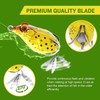 Hollow Body Frog Lures kit Swimbaits for Bass Freshwater Fishing