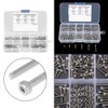 Nuts, 210pcs M2 304 Stainless Steel Cup Head Hex Socket