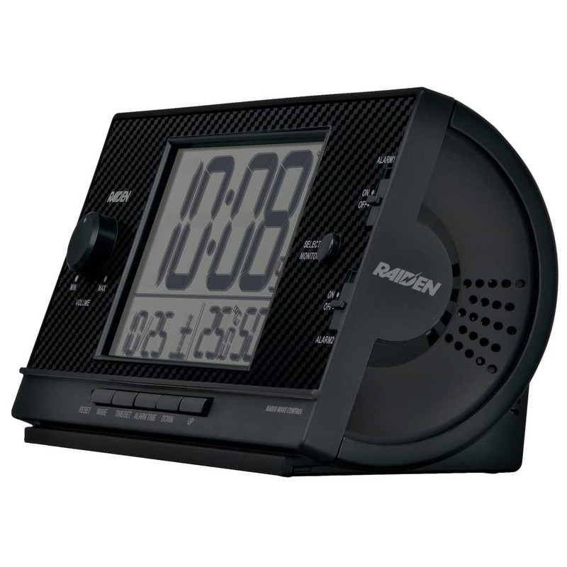 Seiko NR539K Alarm Clock, Radio Controlled, Digital, Loud Pyxis, Pixis,