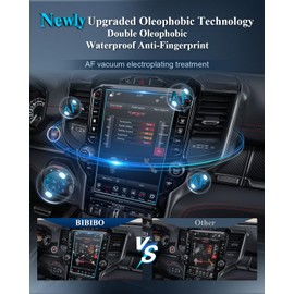 BIBIBO 2024 2025 Ram Screen Protector Matte for 2019-2024 2025 Dodge Ram Big Horn/Laramie/Rebel/Limited/Limited Laramie/TRX) Uconnect 12" Tempered Glass [Anti-Glare Anti-Reflective Anti-Scratch ] Dodge Ram Trucks Accessories 2019-2025