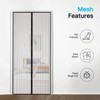 Magnetic Fly Screens for Doors | 100 x 210 cm