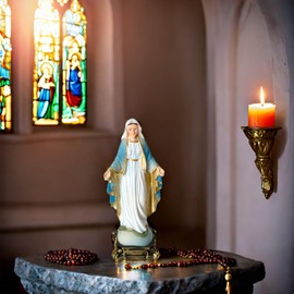 Kaltner Präsente Gift idea - Saint Madonna Saint Mary Mother of God with foot on snake (height 12.50 cm)