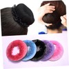 BESTYASH 10 piezas Elástica para Moños Invisible para Cabello de
