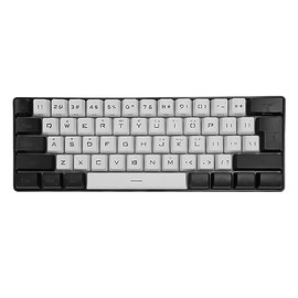 Teclado para Juegos con Cable GK61, Teclado Mecánico para Juegos RGB de 61 Teclas con Retroiluminación LED, Teclado de Computadora de Oficina con...  