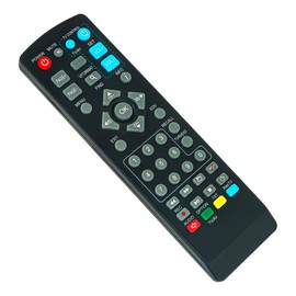 AULCMEET Remote Control Replacement for Edision Progressiv Triton Hybrid Proton Picco T2, S2, T265, T265 LED, Cable, Lite LED, Nano Plus LED