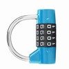 4 Dial Digit Code Padlock Security Password Lock Prevent Suitable