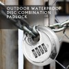 CINCINNO 4 Digit Combination Lock, Combination Disc Padlock with Hardened