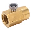 CO2 Cylinder Cartridge Adapter Household Soda Bottle Brass Refill Connector