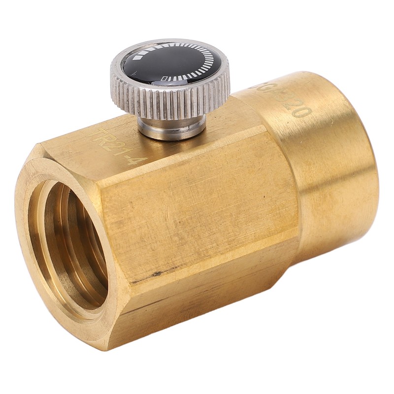 CO2 Cylinder Cartridge Adapter Household Soda Bottle Brass Refill Connector