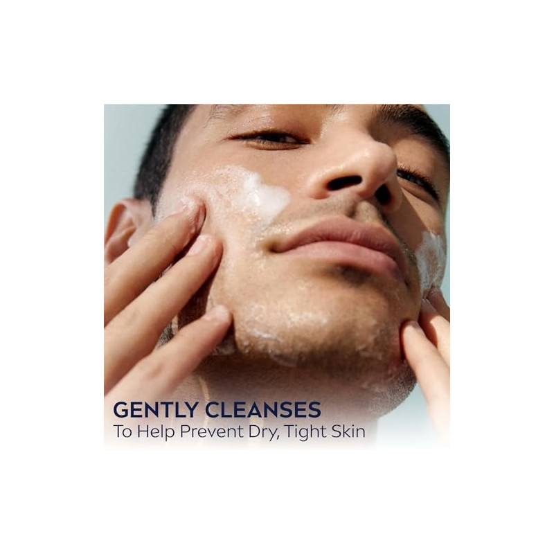 NIVEA FOR MEN Original Moisturizing Face Wash 5 oz (Pack