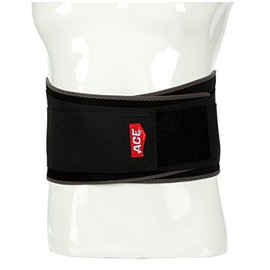 Ace Deluxe Back Stabilizer With Pad, Gray