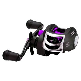 Bait Reel, Saltwater Fishing, Freshwater Fishing, Magnetic Brake, 7.2:1 Gear Ratio, 17+1BB, Maximum Drag Force, 17.6 lbs (8 kg), Bass Fishing, Fishing Reel, Lightweight, Left/Right Handle, Right