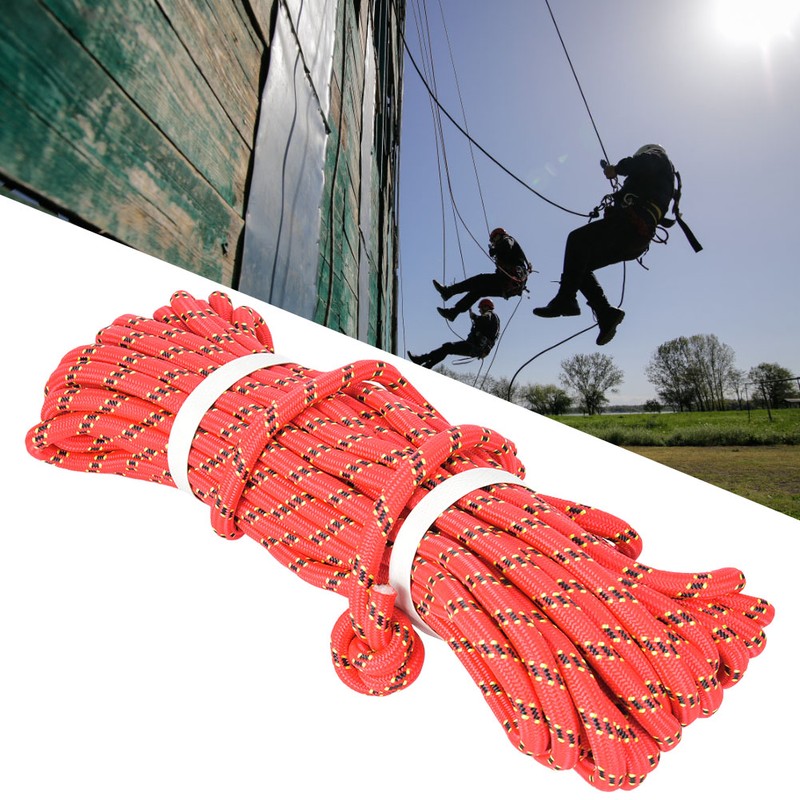 10M/32ft Outdoor Rescue Rock Climbing Rope Safety Escape Rope for