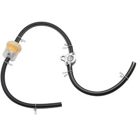 Gas Fuel Oil Filter Clamps Kits, Fuel Hose Inline Fuel Shut Off Valve Petcock Petcock Petrol Switch for ATV Go Karts Motorcycle Dirt Bike Mini Bike 50cc 70cc 110cc 125cc 150cc 250cc