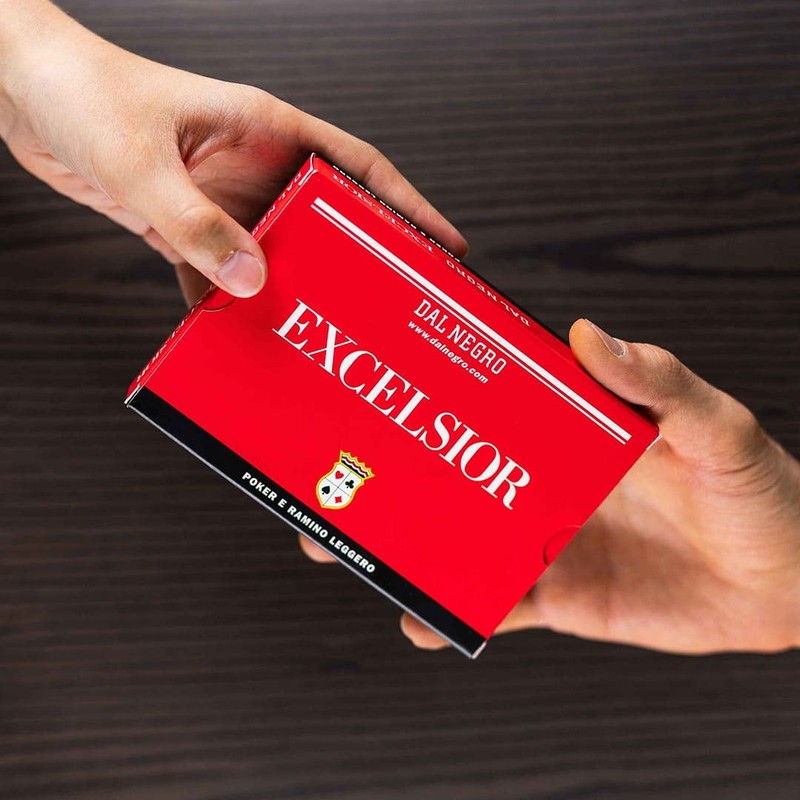 Dal Negro - 21008 Ramino Excelsior Doppel, Spielkarten.