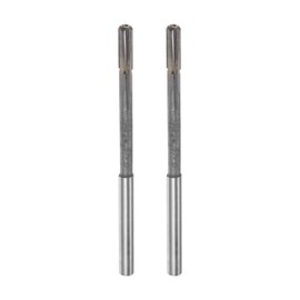 HARFINGTON 2pcs Chucking Reamers 5mm H7 C1/K30 Carbide Tip Precision Straight Flutes Round Shank Lathe Machine Milling Cutters