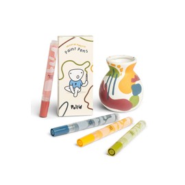Pott'd Premium Acrylic Pottery Paint Pens for Adults, Perfect for Beginners Pottery Air Dry Clay