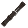 Maruman Urethane Watch Band, Made in Japan, Black, Black, Casual