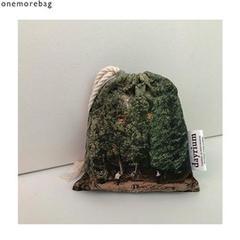 ONEMOREBAG String Pouch Deep Wood 1ea