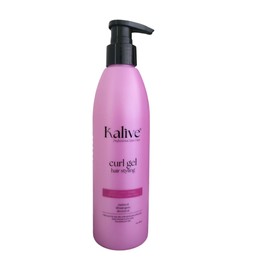 KALIVE Curl Gel 8 oz - Defines Curls, Waves, and All Hair Textures for Women, Natural or Permed, for Curly Hair