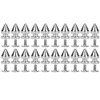 20 Piezas Punk Cone Spikes Studs, Screwback Studs Remaches Metal