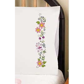 Tobin Spring Floral Stamped for Embroidery Pillowcases