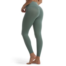 COMFELIE Mid Waisted Leggings for Women Buttery Soft Stretchy Tummy Control Workout Yoga Running Twilight Small