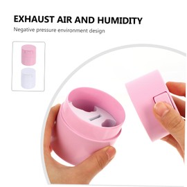 minkissy Eyelash Glue Storage Box 2 Piece Set Portable Lightweight Humidity-resistant
