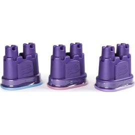 Kinetic Sand Shimmering Sand 3 Pack with Sandcastle Molds