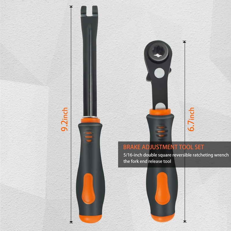 AKSOVA 2 PCS Slack Adjuster Tools, 5/16'' Ratcheting Wrench Automatic
