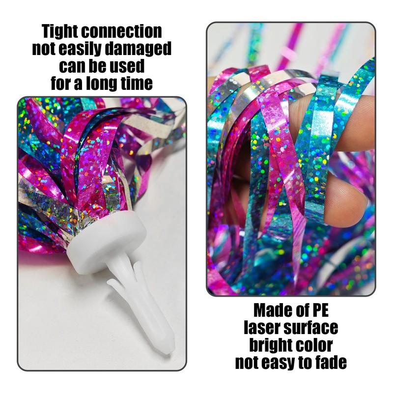 WUFGWBD 2 Pairs Of Bicycle Handlebar Streamers, Children'S Bicycle Decorations,