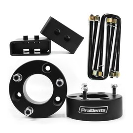 Leveling Lift Kit for 2004-2024 F150, 3 inch Front Strut Spacers and 2 inch Rear Lift Blocks with Extended U Bolts Leveling Lift Kit Raise Your F150 for 2004-2024 F150 2WD 4WD