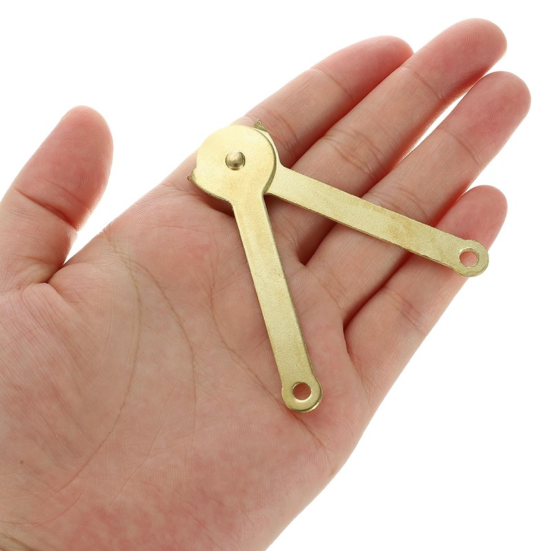 PATIKIL Lid Support Hinge 2.7" x 0.3", 6 Pack Metal