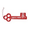 Santa's Magic Key – Wooden Key for Homes Without Fireplaces