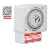 Mechanical 24-Hour Timer Switch - Precise Industrial Timer with 5-Minute
